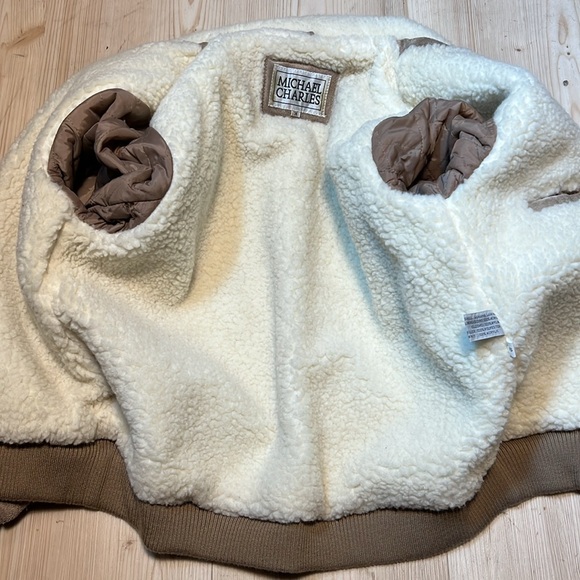 Michael Charles Vintage Suede Bomber Jacket - Picture 11 of 16